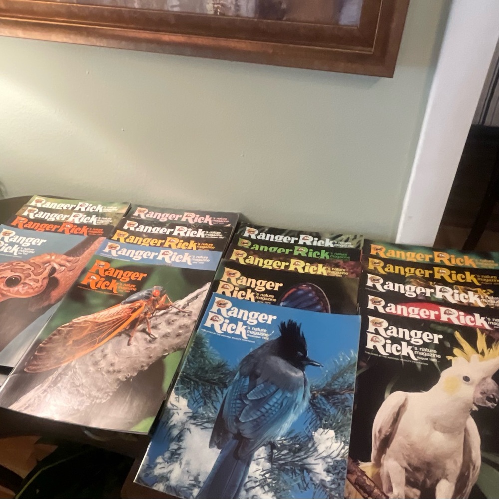20 Ranger Rick Magazines 1979-1982 Educational Nature Homeschool Animal Nature